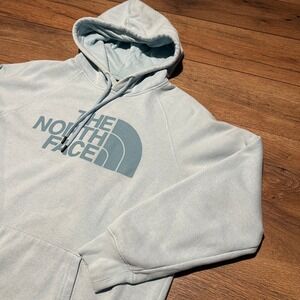 The North Face Blue Logo Pullover Hoodie Womens‎ XL